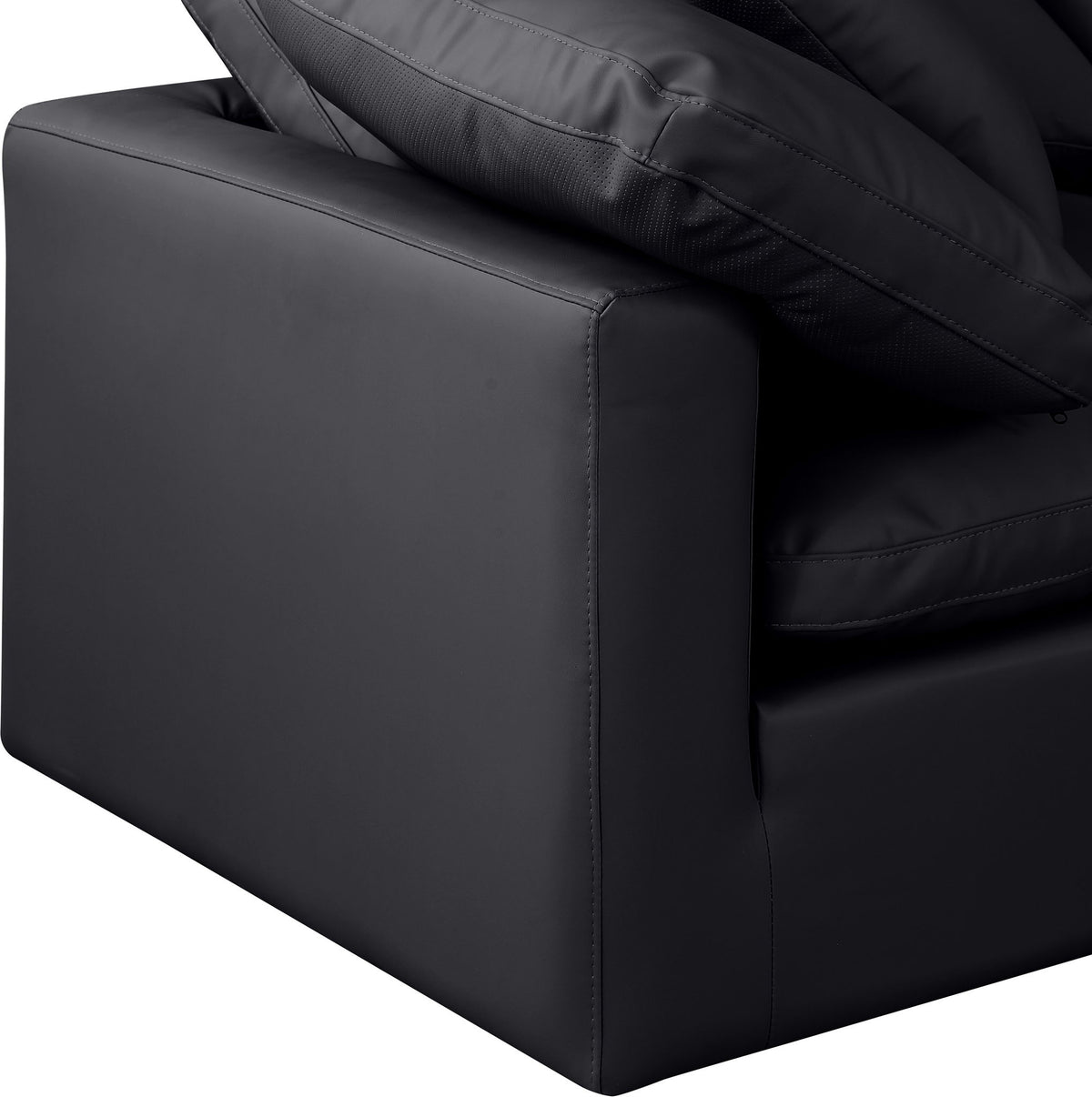 Indulge - Faux Leather 7 Piece Modular Sectional