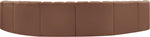 Arc - Faux Leather 8 Piece U-Shaped Modular Sofa