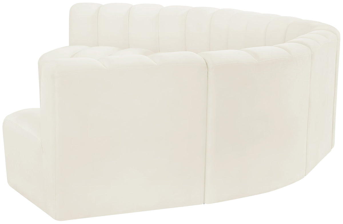 Arc - Velvet 7 Piece U-Shaped Modular Sofa