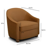 Cettie - Performance Velvet Accent Chair