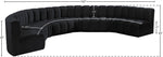 Arc - Velvet 8 Piece U-Shaped Modular Sofa