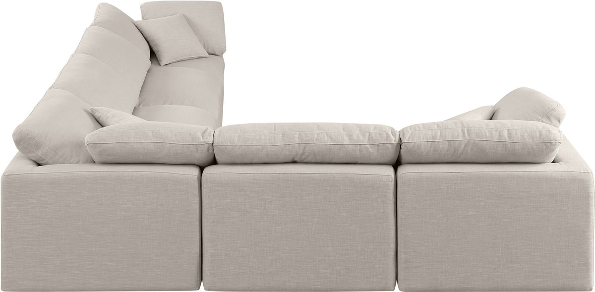 Indulge - Linen 6 Piece Modular Corner Sectional