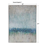 Tidal Wave - Abstract Art - Blue