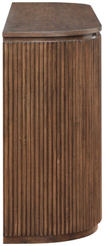 Astrid - Solid Wood And Oak Veneer Console Table