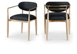 Riccio - Dining Arm Chair (Set of 2) - Natural And Gold Frame