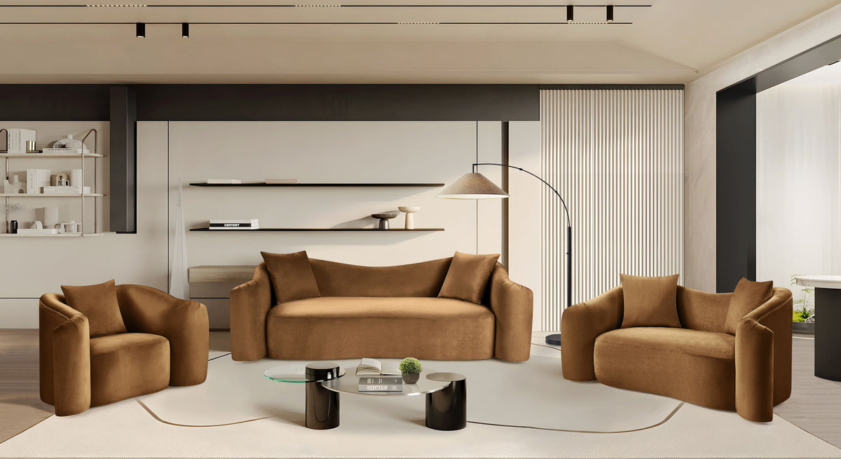 Destin - Sofa - Saddle