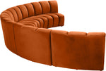 Infinity - 5 Piece Velvet Modular Sectional