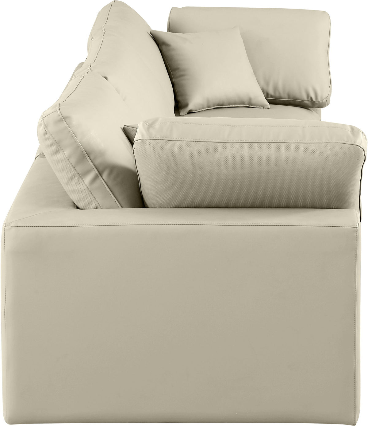 Comfy - Faux Leather Modular Sofa 3 Seats
