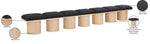 Pavilion - 7 Piece Modular Bench With Natural Base