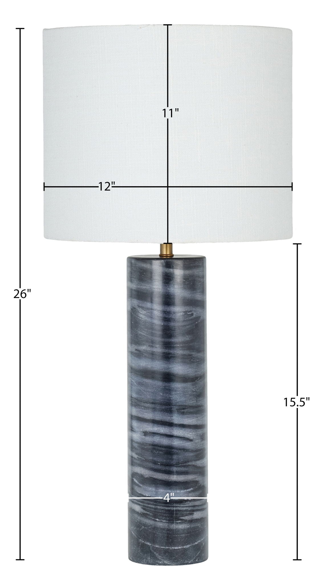 Titan - Textured Fabric Table Lamp
