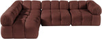 Orin - Fabric Velvet 4 Piece Modular Sectional