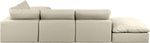 Comfy - 6 Piece Faux Leather Modular Sectional