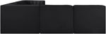 Rummi - Velvet Performance Fabric Upholstered 6 Piece Modular Sectional