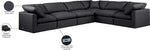 Indulge - Faux Leather 6 Piece Modular Corner Sectional