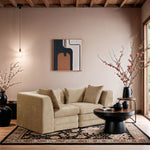 Stellar - 2 Piece 76" Upholstered Modular Loveseat