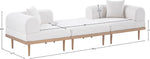 Laguna - 3 Piece 106.5" Outdoor Patio Modular Sofa With Backless Seat