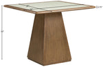 Atrium - Glass Top And Wood Base Dining Table