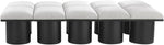Pavilion - 10 Piece Modular Bench With Black Base