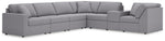 Modmax - L-Shaped Sectional - Granite