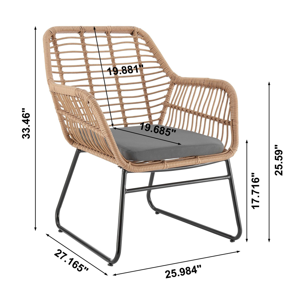 Manhattan Antibes - 4-Piece Conversation Set