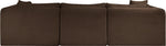 Shaggy - 4 Piece Modular Sectional