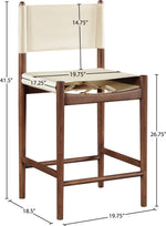 Rawlins - Counter Stool - Walnut Frame