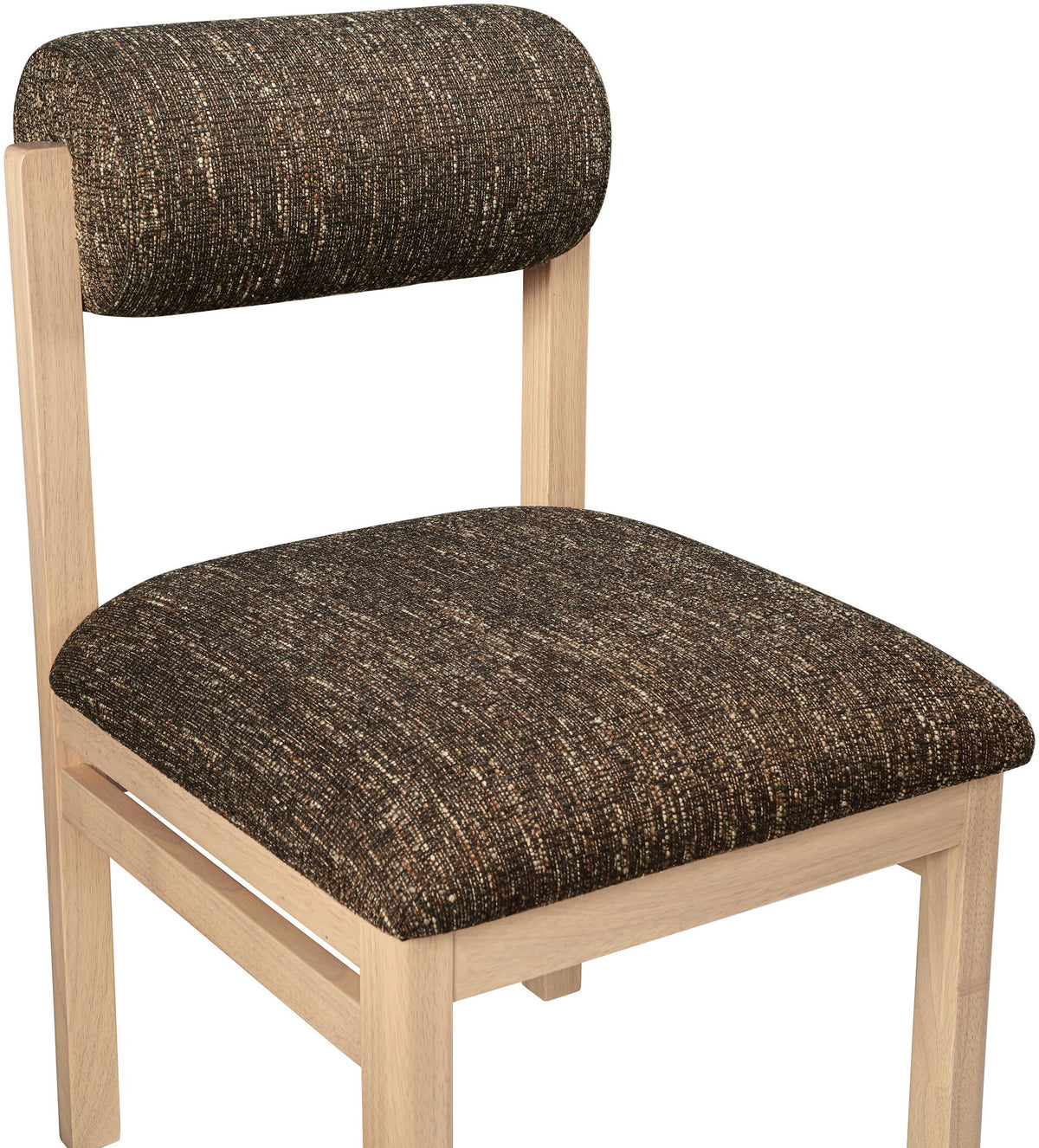 Roundhill - Fabric Dining Chair (Set of 2) - Natural Frame