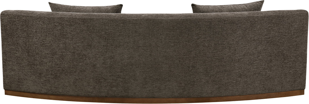 Avanti - 104" Chenille Fabric Upholstered Sofa