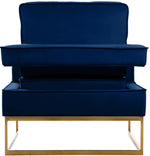 Noah - Accent Chair with Gold Legs