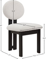 Napa - Dining Chair With Black Legs (Set of 2)