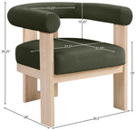Arienzo - Performance Fabric Upholstered Accent Chair - Natural Base