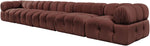 Orin - Fabric Velvet 5 Piece Modular Sofa
