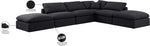 Indulge - Linen 6 Piece Modular Armless Sectional