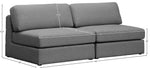 Beckham - Modular 2 Seat Armless Sofa