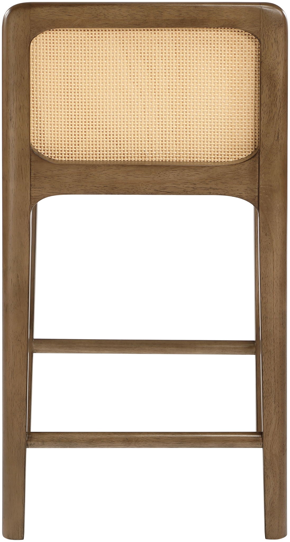 Ellis - Vegan Leather Upholstered Counter Stool (Set of 2) - Brown Base