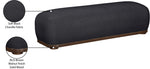 Calum - Bench - Dark Brown Frame