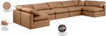 Indulge - Faux Leather 7 Piece Modular U-Shaped Sectional