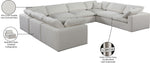 Comfy - 8 Piece Linen Modular Sectional