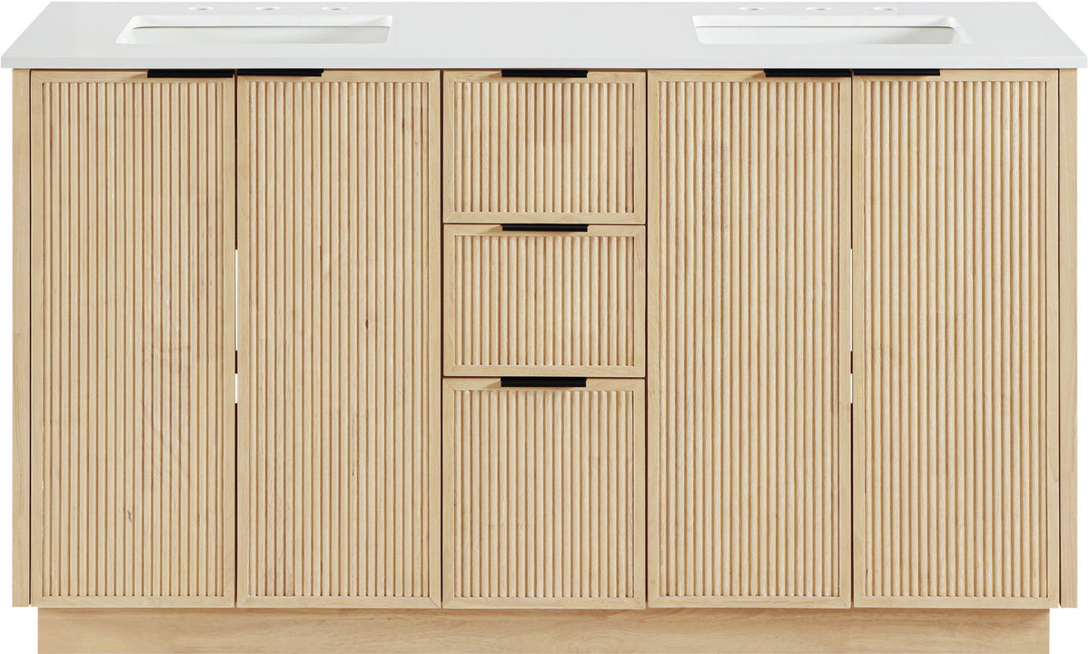 Willard - Engineered Stone And Solid Wood Bathroom Vanity