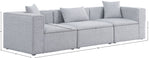 Cube - Linen Modular 3 Seat Sofa