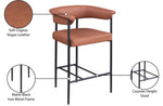 Malin - Faux Leather Counter Stool (Set of 2)