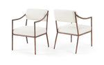 Bastille - Upholstered Dining Arm Chair (Set of 2) - Bronze Frame