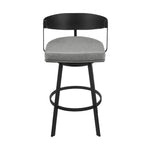 Lacey - Swivel Bar Stool - Black