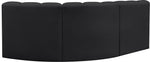 Arc - Faux Leather 3 Piece Sofa