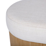 Poppi - Performance Fabric Storage Bench - Cream