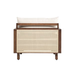 Wavefront - 4-Piece Outdoor Conversation Set With Cushions