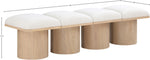 Pavilion - 4 Piece Modular Bench With Natural Base