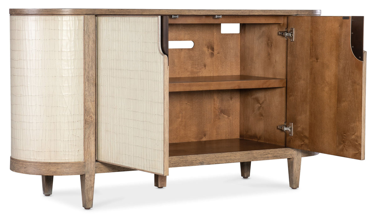 Melange - Arbor Credenza - Beige / Light Brown