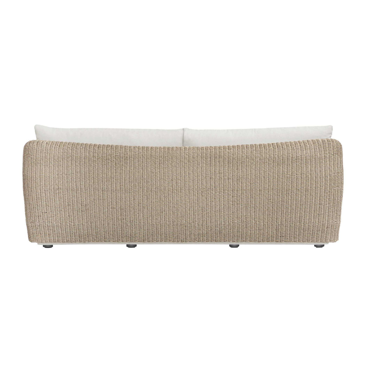 Sunset - Wicker Outdoor Sofa - Oatmeal / Oyster White