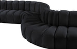 Arc - Velvet 8 Piece Curved Modular Sofa